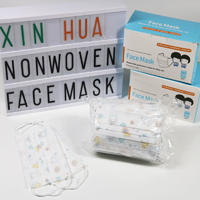 SKin-friendly Cute Printed 3PLY Non Woven Face Mask for Children