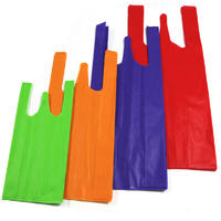 Environmental Reusable Various Color Non Woven Vest Bag