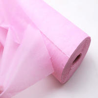 Disposable 30gsm Medical Pink Polypropylene PP Spunbond Perforated Non Woven Roll for Bedsheet